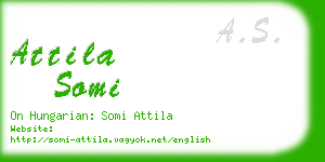 attila somi business card